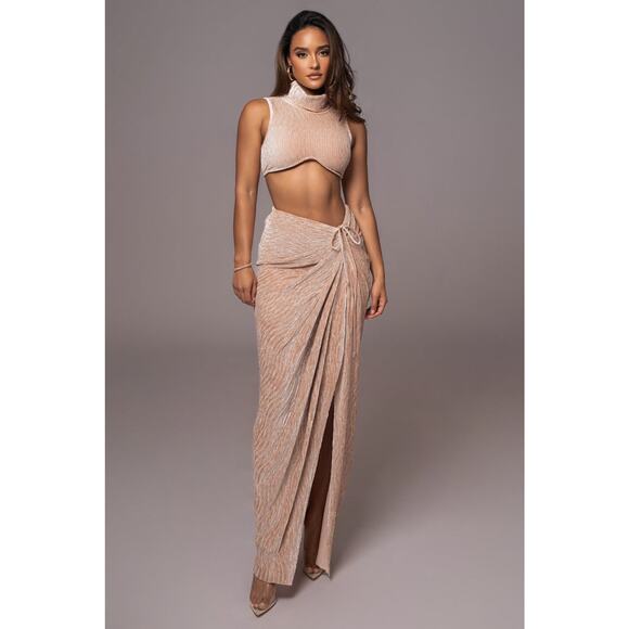 JLUXLABEL Chosen One Velvet Skirt Set - L - Picture 1 of 8